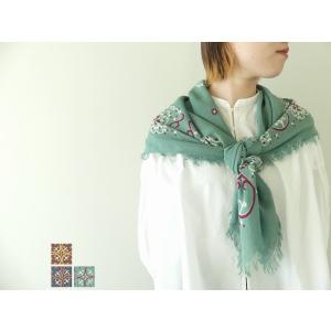 KAPITAL(キャピタル) 麻レーヨン フリンジストール ハバナナジャ(EK-1592XM)