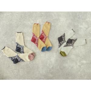 KAPITAL(キャピタル) 96本ヒールペイズリーバンダナソックス(EK-553XSC)