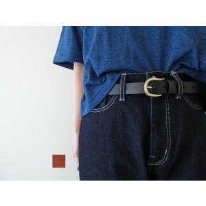 H(ホーク) シンプルなレザーベルト(H1022)