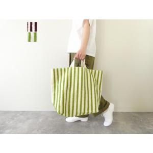beej(ビージ) Loop Stripe box Tote bag(IT008-26SS)