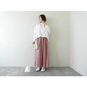 【SALE】ma couleur(マ クルール) スパークビンテージタック＆ギャザーロングスカート(...