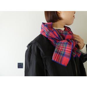 快晴堂(かいせいどう) Girl'sタータンチェック/リラクシンWorkストール(53Z-110)