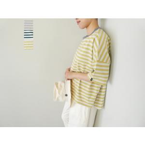 LAITERIE(レイトリー) 天竺ボーダー半袖BIGリンガーT(LC26101)
