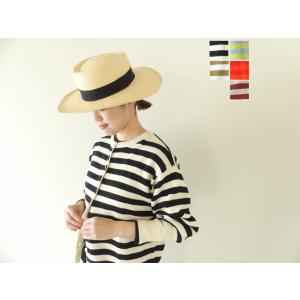 【SALE】maomade(マオメイド) ウールミドルゲージ2WAYしましまボリュームスリーブプルオ...