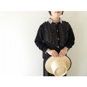 【SALE】mao made(マオメイド) ディヘアアンゴラフリルクルーネックカーディガン(5511...