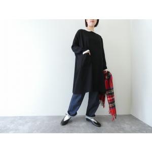 mizuiro ind(ミズイロインド) サテンコクーン衿付きワンピース(4-250050)