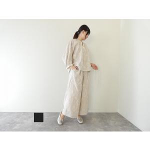 PK カットジャガードのワイドパンツ(HP2611011)