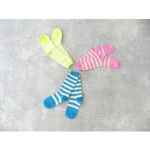 prit(プリット) リネンボーダーソックス(01460)