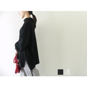 【SALE】prit(プリット) ミルドウォッシャブル天竺タートルネックビッグプルオーバー(9063...