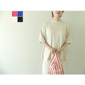 【SALE】prit(プリット) 強撚天竺5分袖フレアTシャツ(92338)※セール商品の為、送料無料サービス対象外｜spacemoo