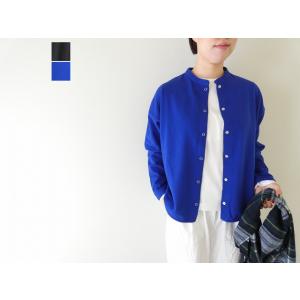 sabbatum(サバタム) コーマミニ裏毛クルーネックカーディガン(SA-36206)