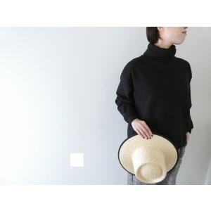 【SALE】sabbatum(サバタム) ソフトモダン裏毛ハイネックスリットプルオーバー(SA-36...