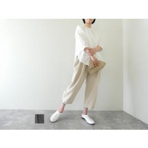 【SALE】TANG(タング) 綿麻ツイルイージーパンツ(2315412)※セール商品の為、送料無料...