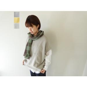 TANG(タング) 綿麻ミニ裏毛ベスト(2325204)