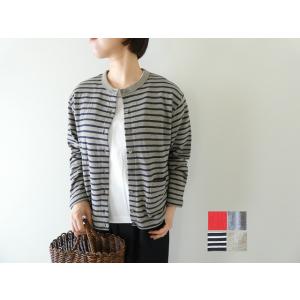 【SALE】TANG(タング) スーピマコットンクルーネックカーディガン(2325301)※セール商...