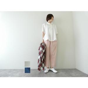 TANG(タング) コットンダンプピグメントテーパードパンツ(2325401)