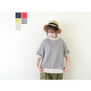 TANG(タング) スーピマコットン裾リブ半袖プルオーバー(2415000)