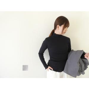 tumugu(ツムグ) コットンノヴァテレコハイネック長袖プルオーバー(TC20103)