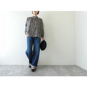 utilite リバティプリントスタンドカラーシャツ(UT504AW42)