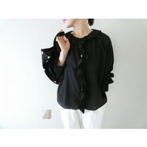 Veritecoeur(ヴェリテクール) コットンボイルフリルブラウス(VC-2725)