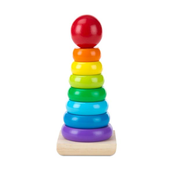 Melissa&amp;Doug(メリッサ&amp;ダグ)レインボースタッカー【MD0576】18ヶ月~