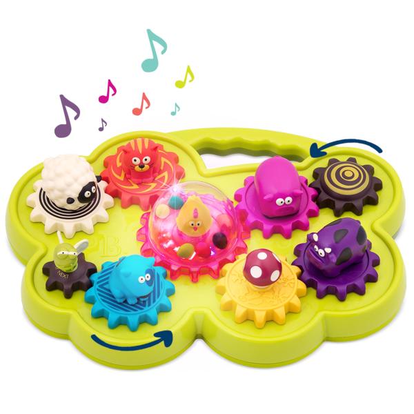 B. toys アニマルミュージカル 色合わせ 形合わせ 音楽おもちゃ カラフル パズル 音 光 動...