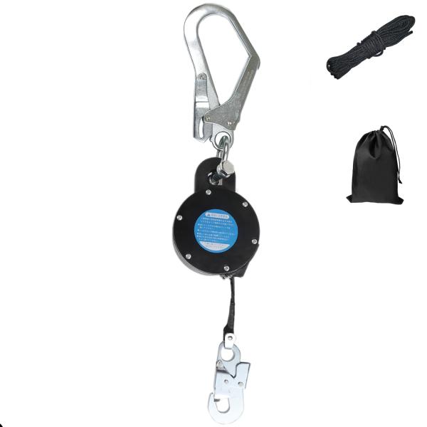 [Ulmior] 安全ブロック 3.4m 墜落防止装置(仮設用) 衝撃吸収 巻取式安全ブロック 昇降...