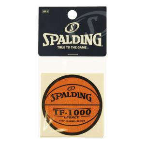 SPALDING スポルディング 公式 ボールステッカー 2枚組 14-001 バスケ シール アクセサリ 贈り物 記念品 プレゼント
