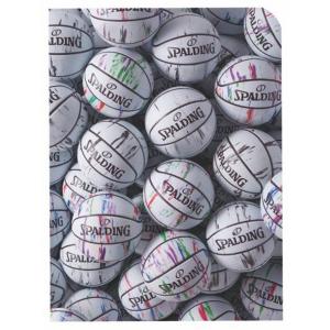 SPALDING スポルディング 公式 クリアファイル A4サイズ 2枚入り マーブルホワイト 15-007WM バスケットボール 小物 クリアファイル 記念 卒団 お祝い