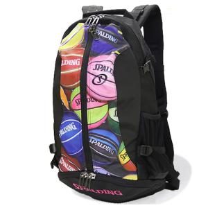 バスケット バッグ ケイジャー ボールプリントマルチ 40-007BPM バスケ リュック バックパック メンズ レディース スポルディング