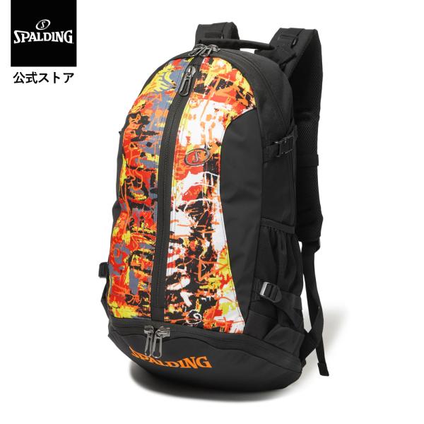 SPALDING スポルディング 公式 ケイジャー グラフィティ オレンジ×レッド 40-007GO...