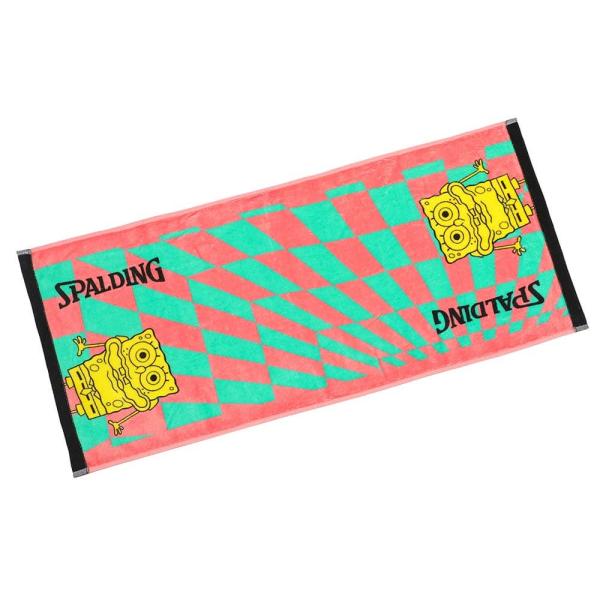 スポルディング 公式 プリントタオル スポンジ・ボブ チェッカーフラッグ SAT211310 スポー...