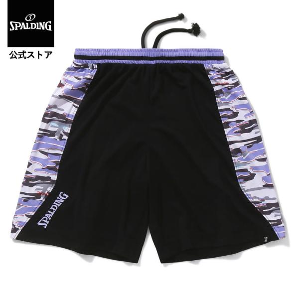 スポルディング 公式 ジュニア プラクティスパンツ オーバーラップド カモ サイド SJP24051...