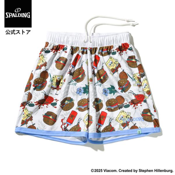 SPALDING スポルディング 公式 ジャージーショーツ スポンジ・ボブ クラビー パーティ SM...