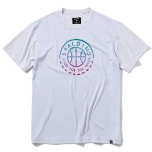 バスケットボール ウェア  Tシャツ グラデーションロゴ スムースドライ SMT22026 バスケ 練習着 メンズ レディース