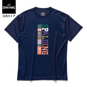 バスケットボール ウェア  Tシャツ ボヘミアンロゴ SMT22110 バスケ 練習着 メンズ レディース｜spalding