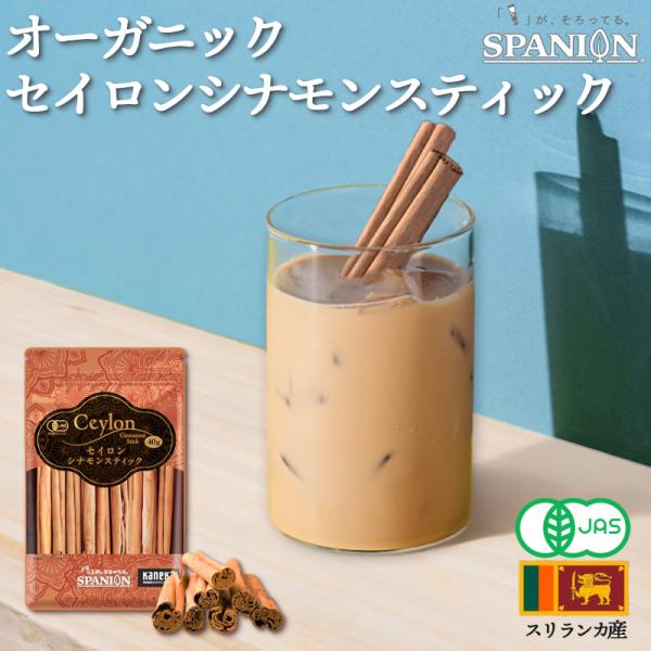 シナモンスティック セイロンシナモン スティック 40g 有機 JAS シナモン オーガニック 温活...