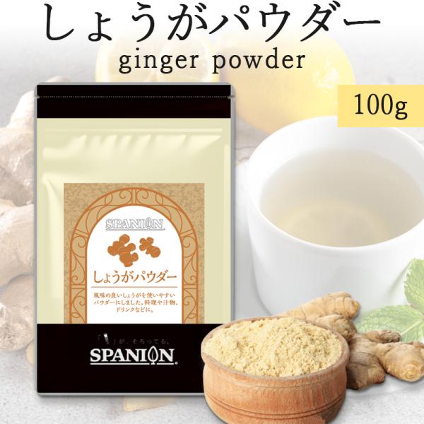 しょうがパウダー 100g 自社農薬検査 ジンジャーパウダー 生姜パウダー レビューでセイロンシナモ...