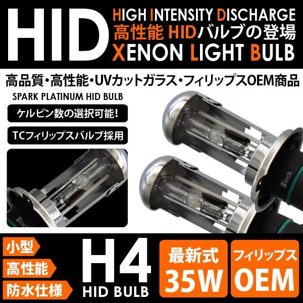 ◆30000K◆35W  フィリップス H4 Hi/Lo HID交換バーナー◆