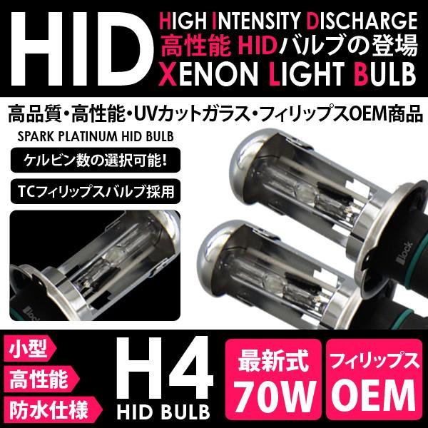 ◆HID交換バルブ 12000K◆70W  フィリップス H4 Hi/Lo スライド◆