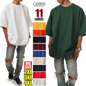 CAMBER キャンバー Tシャツ 301 ビッグTシャツ メンズ レディース マックスウェイト 半袖 厚手 大きいサイズ 8オンス アメカジ ヒップホップ ダンス 衣装｜spark