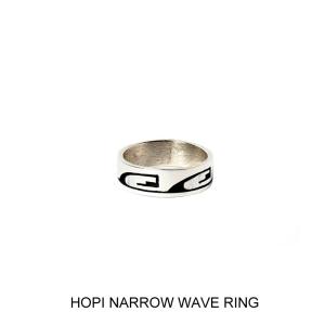 HOPI ホピ インディアン HOPI NARROW WAVE RING リング SILVER RICKY COOCHWYTEWA｜sparkheads