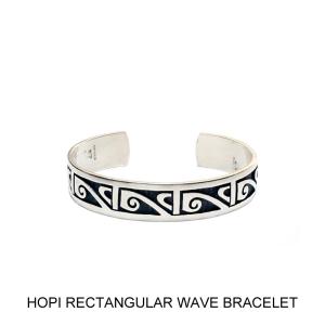 HOPI ホピ インディアン WAVE & CLOUD OVERLAY BRACELET ブレスレット