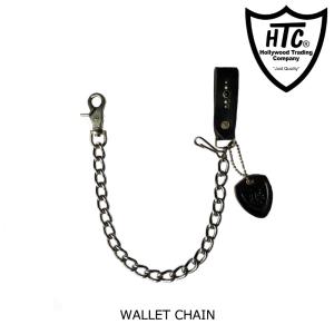 HTC HOLLYWOOD TRADING COMPANY ハリウッド トレーディング カンパニー WALLET CHAIN  BLACK BLACK｜sparkheads