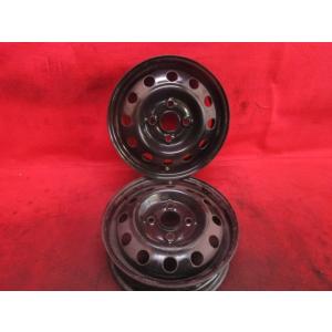 中古 スチール ホイール 4本 日産 Y11 ADバン 純正 13×4.5J 4穴 PCD