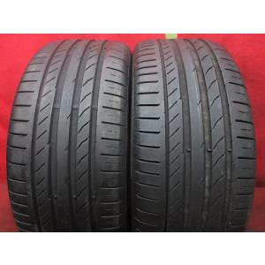 タイヤ 2本 225/45R18 コンチネンタル  CONTI SPORT CONTACT +5 SSR MOE  溝アリ 送料無料★13923T｜sparkotire