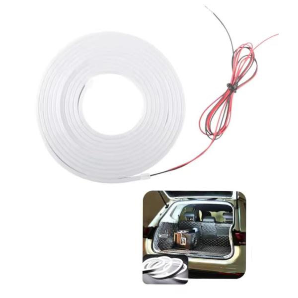 トランク用 LED ライト ストリップ 12V ホワイトトランクランプ 車 室内灯 ルームランプ 車...