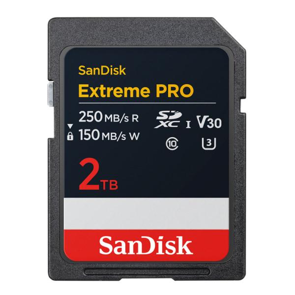 SDXCカード 2TB SDカード SanDisk Extreme Pro R:250MB/s W:...