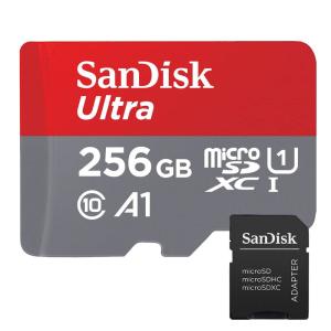 ポイント2倍 microSDXC マイクロSDカード 256GB SanDisk UHS-I U1 A1 SDSQUA4-256G-GN6MA SD変換アダプター付 並行輸入品 Nintendo Switch対応 翌日配達