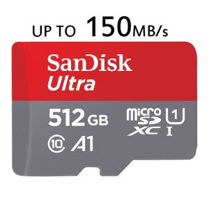 マイクロSDカード microSD 512GB microSDXC SanDisk Ultra Class10 UHS-I A1 R:150MB/s SATF512NA-QUAC ゆうパケット送料無料｜spd-shop